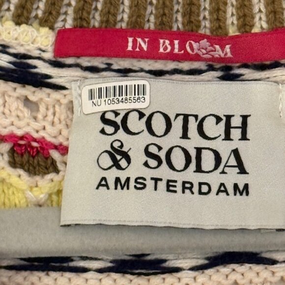 SCOTCH & SODA, Multicolored, Cotton Sweater Vest, Size 4 - Picture 4 of 4